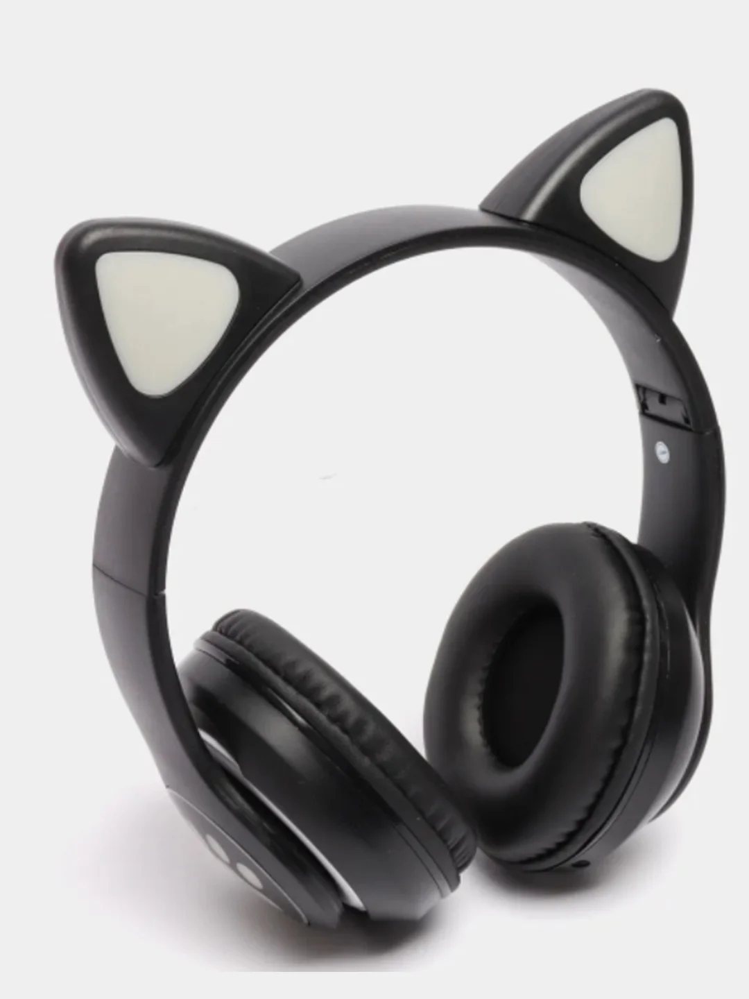 Угольный беспроводные наушники Bluetooth, со светящимися ушками, детские