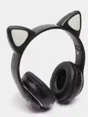 Угольный беспроводные наушники Bluetooth, со светящимися ушками, детские