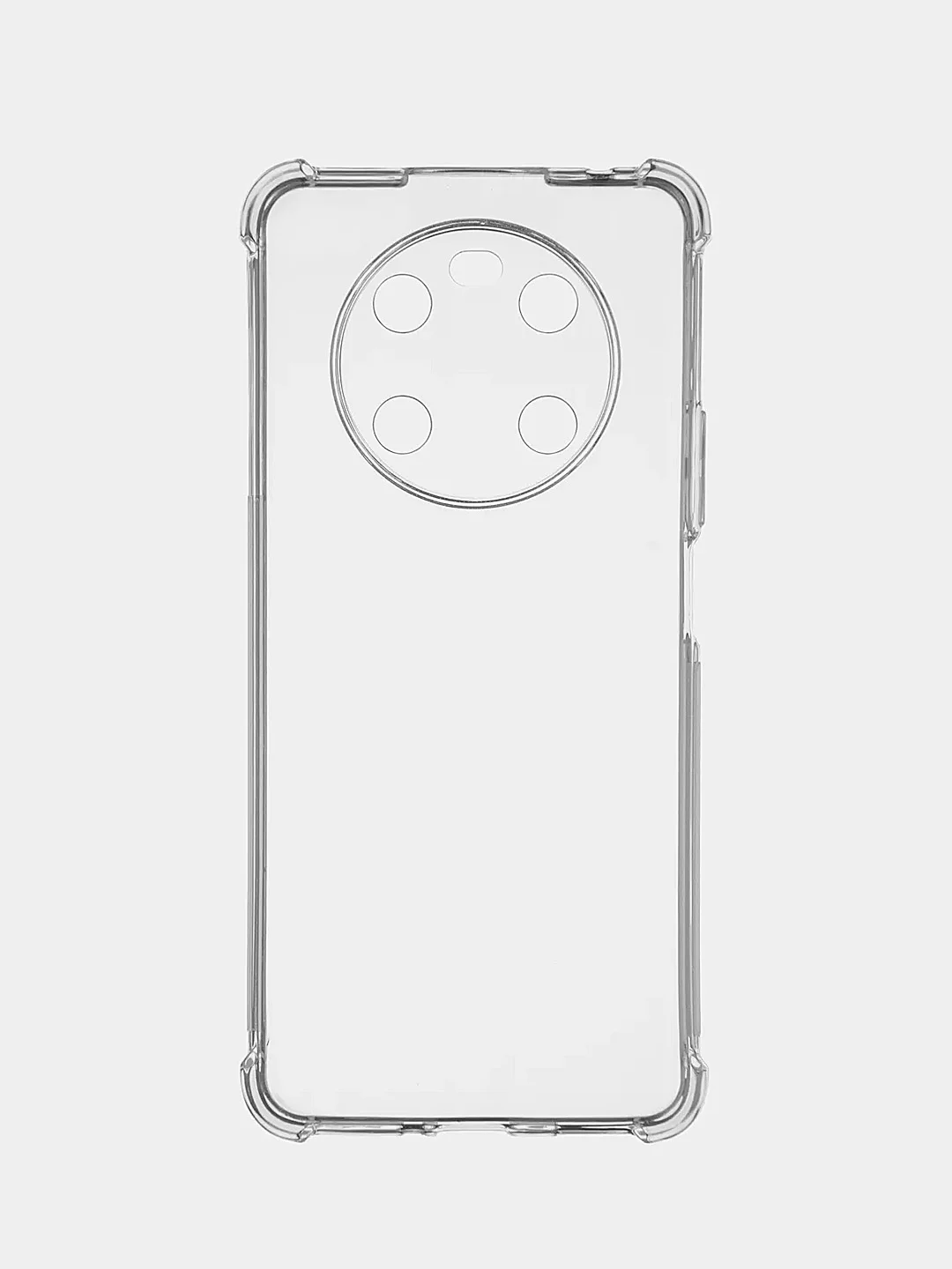 Прозрачный противоударный чехол BROSCORP для Honor X9 силиконовый с усиленными углами и защитой камер