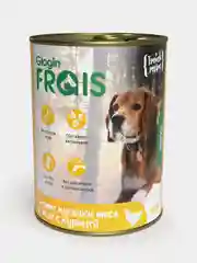 Консервы для собак Frais Holistic Dog, сочные кусочки мяса в желе, с курицей, 420г