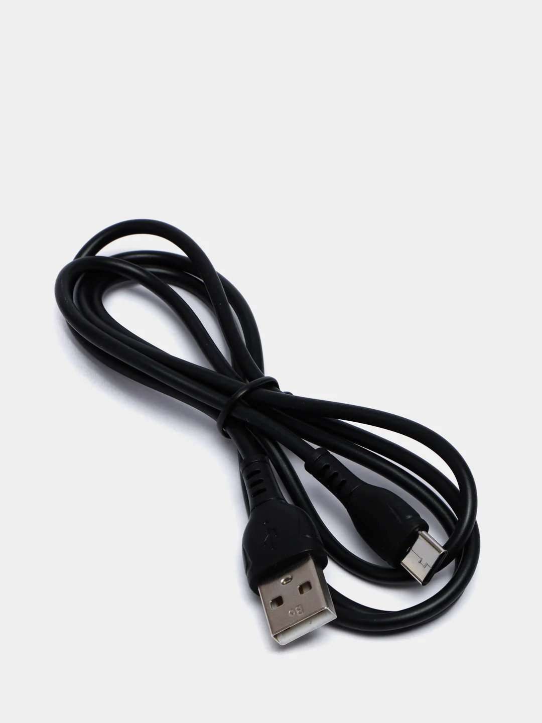 Черный кабель зарядный (Micro-USB / Type-C / Lightning) для зарядки Android iPhone на айфон