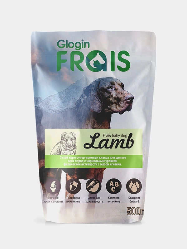 Сухой корм Frais Baby Dog Lamb для щенков средних и крупных пород, с мясом ягненка, 500 г