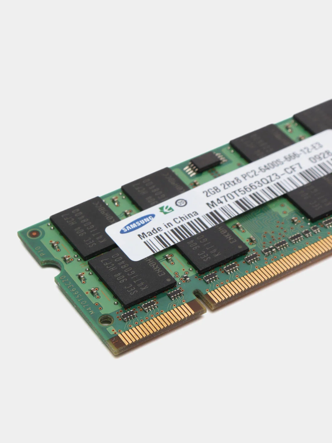 Оперативная память для ноутбука SAMSUNG DDR2, 2 ГБ, 800 MHz, SO-DIMM PC2-6400U, 1x2 гб