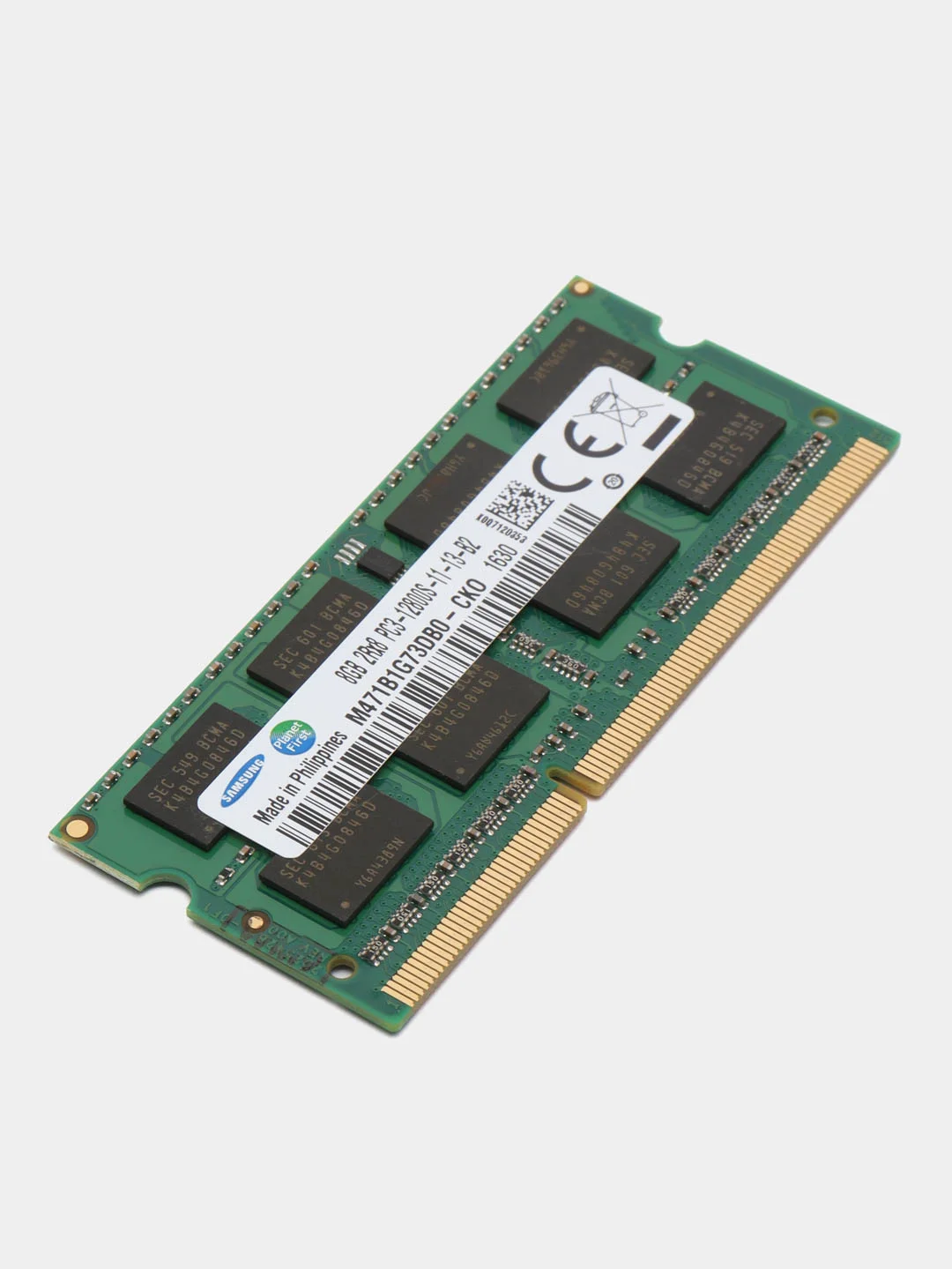 Оперативная память Samsung DDR3, 8 гб, 1600, MHz SO-DIMM, PC3-12800U, для ноутбука