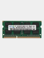 Оперативная память для ноутбука Samsung DDR3, 4 ГБ, 1600 MHz, SO-DIMM, PC3-12800U 1x4 ГБ