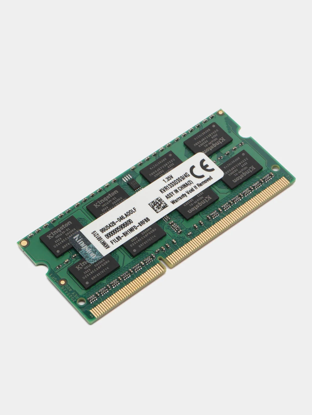 Оперативная память Kingston DDR3L 4 гб, 1333 MHz SO-DIMM PC3L-10600U 1x4 гб, для ноутбука