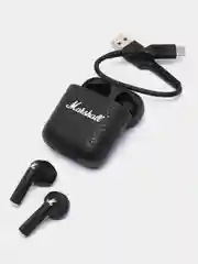 Черный беспроводные наушники Marshall Minor 3