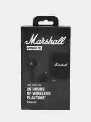 Черный беспроводные наушники Marshall Minor 3