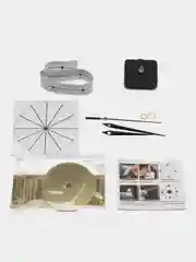 Желтый настенные часы
