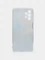 Голубой силиконовый чехол на Samsung Galaxy A13 4G / Самсунг А13 4G прозрачный, с рисунком