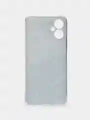 Бирюзовый чехол на Tecno Spark 9 Pro / Текно Спарк 9 Про прозрачный, с рисунком, защита камеры