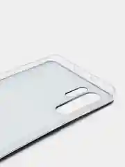 Тёмно-коричневый силиконовый чехол на Huawei P30 Pro / Хуавей P30 Pro прозрачный, с рисунком, защита камеры