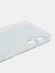 Голубой чехол на Tecno Spark 9 Pro / Текно Спарк 9 Про прозрачный, с рисунком, защита камеры