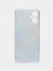 Голубой чехол на Tecno Spark 9 Pro / Текно Спарк 9 Про прозрачный, с рисунком, защита камеры