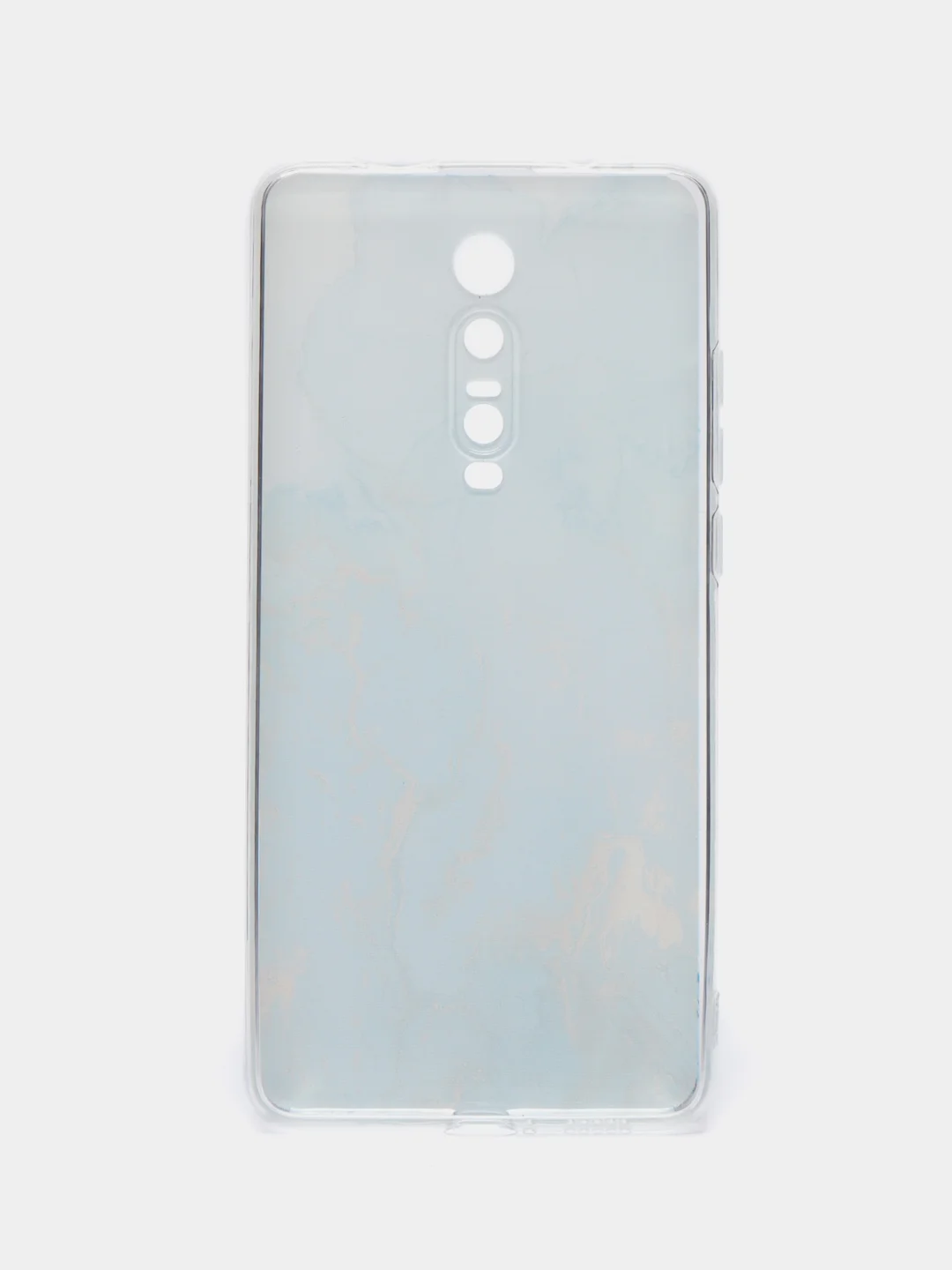 Светло-синий чехол на Xiaomi Redmi K20/K20 Pro/Mi 9T/Mi 9T Pro / Сяоми Редми К20 прозрачный, с рисунком