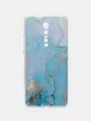 Светло-синий чехол на Xiaomi Redmi K20/K20 Pro/Mi 9T/Mi 9T Pro / Сяоми Редми К20 прозрачный, с рисунком