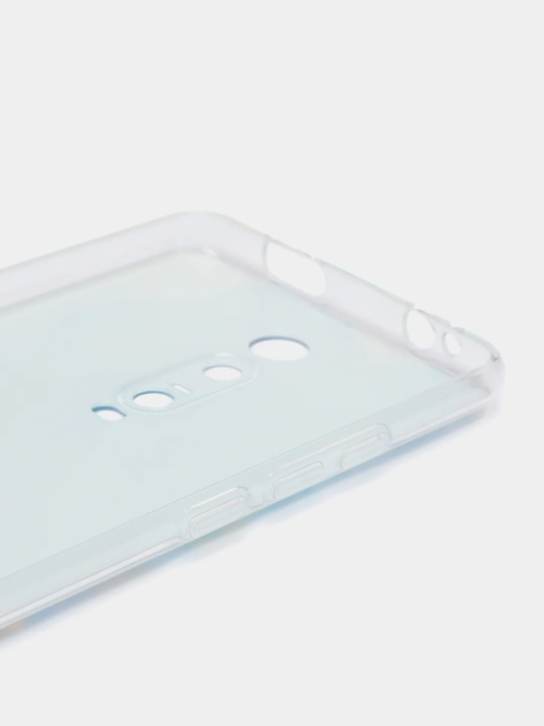 Светло-синий чехол на Xiaomi Redmi K20/K20 Pro/Mi 9T/Mi 9T Pro / Сяоми Редми К20 прозрачный, с рисунком