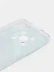 Светло-синий силиконовый чехол на Huawei Nova Y90 / Хуавей Нова Y90 с рисунком, защита камеры