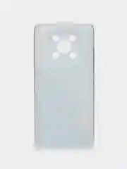 Светло-синий силиконовый чехол на Huawei Nova Y90 / Хуавей Нова Y90 с рисунком, защита камеры