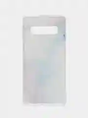 Ледяной силиконовый чехол на Samsung Galaxy S10 / Самсунг S10 прозрачный с рисунком, защита камеры