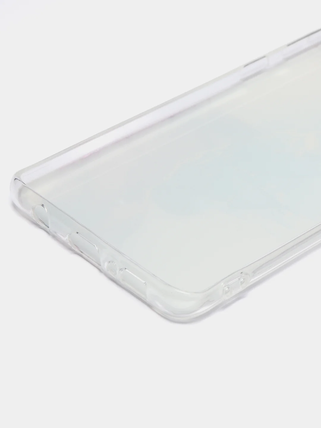 Ледяной силиконовый чехол на Samsung Galaxy S10 / Самсунг S10 прозрачный с рисунком, защита камеры