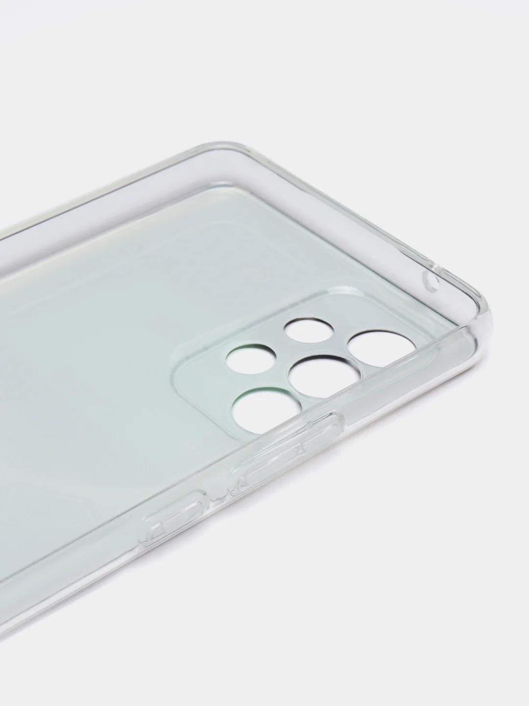 Угольный чехол на Samsung Galaxy A53 5G / Галакси А53 5G прозрачный, с рисунком, защита камеры