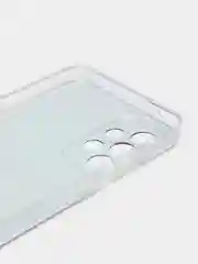 Угольный чехол на Samsung Galaxy A33 5G / Галакси А33 5G прозрачный, с рисунком, защита камеры