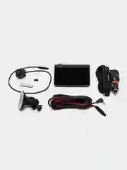 Угольный автомобильный видеорегистратор, с 3 камерами, Video Cardvr Full HD