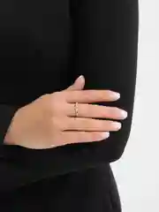 Золотой кольцо Бабочка с кристаллами