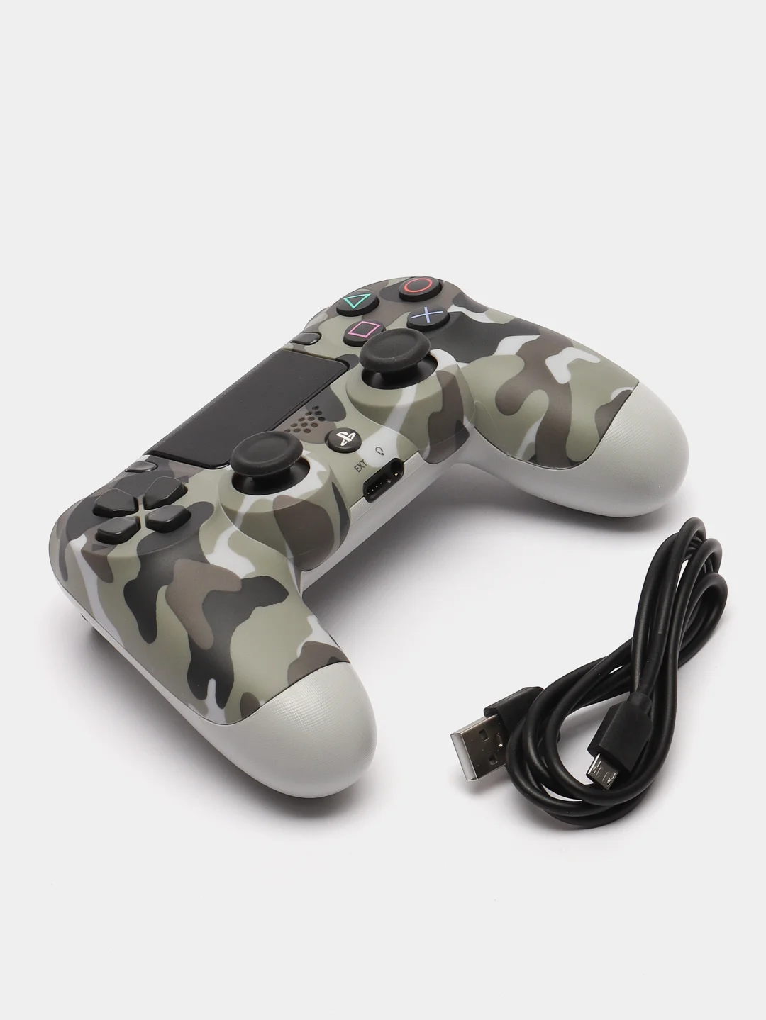 Серый джойстик беспроводной для PS4, PC Controller Wireless Dual Shock 4