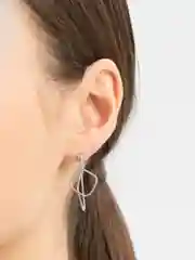 Серьги геометрические