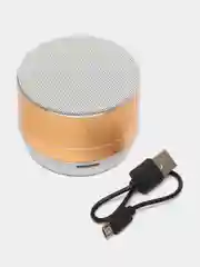 Золотой портативная Bluetooth-колонка с подсветкой Mini Speaker А10
