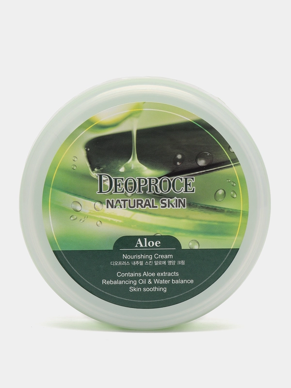 Крем для лица увлажняющий с экстрактом сока алое Deoproce, 100г