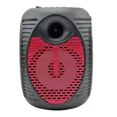 Красный беспроводная портативная Bluetooth колонка ZQS-1420 с подсветкой