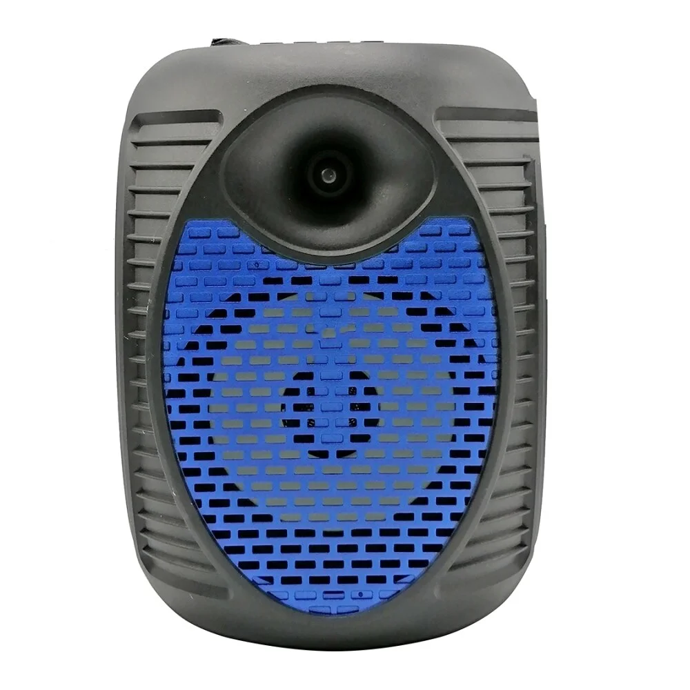 Красный беспроводная портативная Bluetooth колонка ZQS-1420 с подсветкой