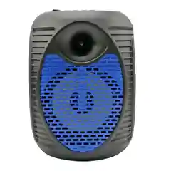 Красный беспроводная портативная Bluetooth колонка ZQS-1420 с подсветкой