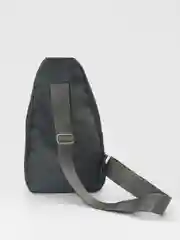 Серый мужская сумка через плечо