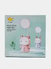 Фиолетовый детский настольный светодиодный ночник-лампа