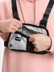 Серый сумка жилет