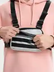 Серый сумка жилет