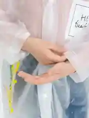 Белый детский дождевик утолщенный, с капюшоном и козырьком, многоразовый, 5 цветов