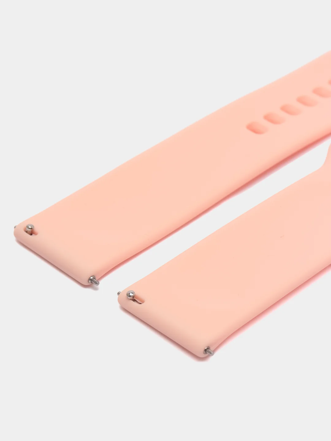 Пудровый силиконовый ремешок универсальный для Xiaomi Amazfit Bip / Samsung / Huawei, 20 мм