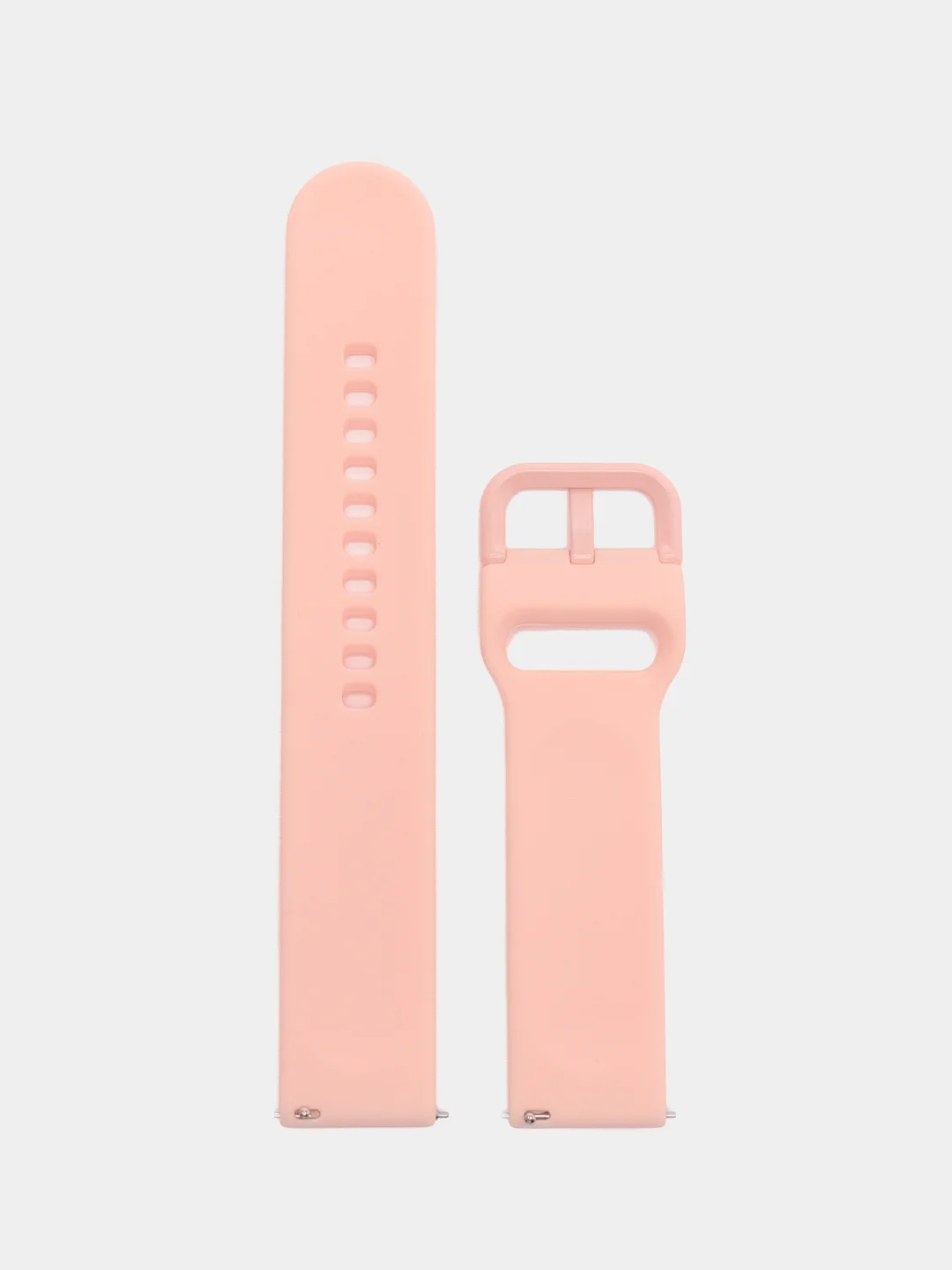 Пудровый силиконовый ремешок универсальный для Xiaomi Amazfit Bip / Samsung / Huawei, 20 мм