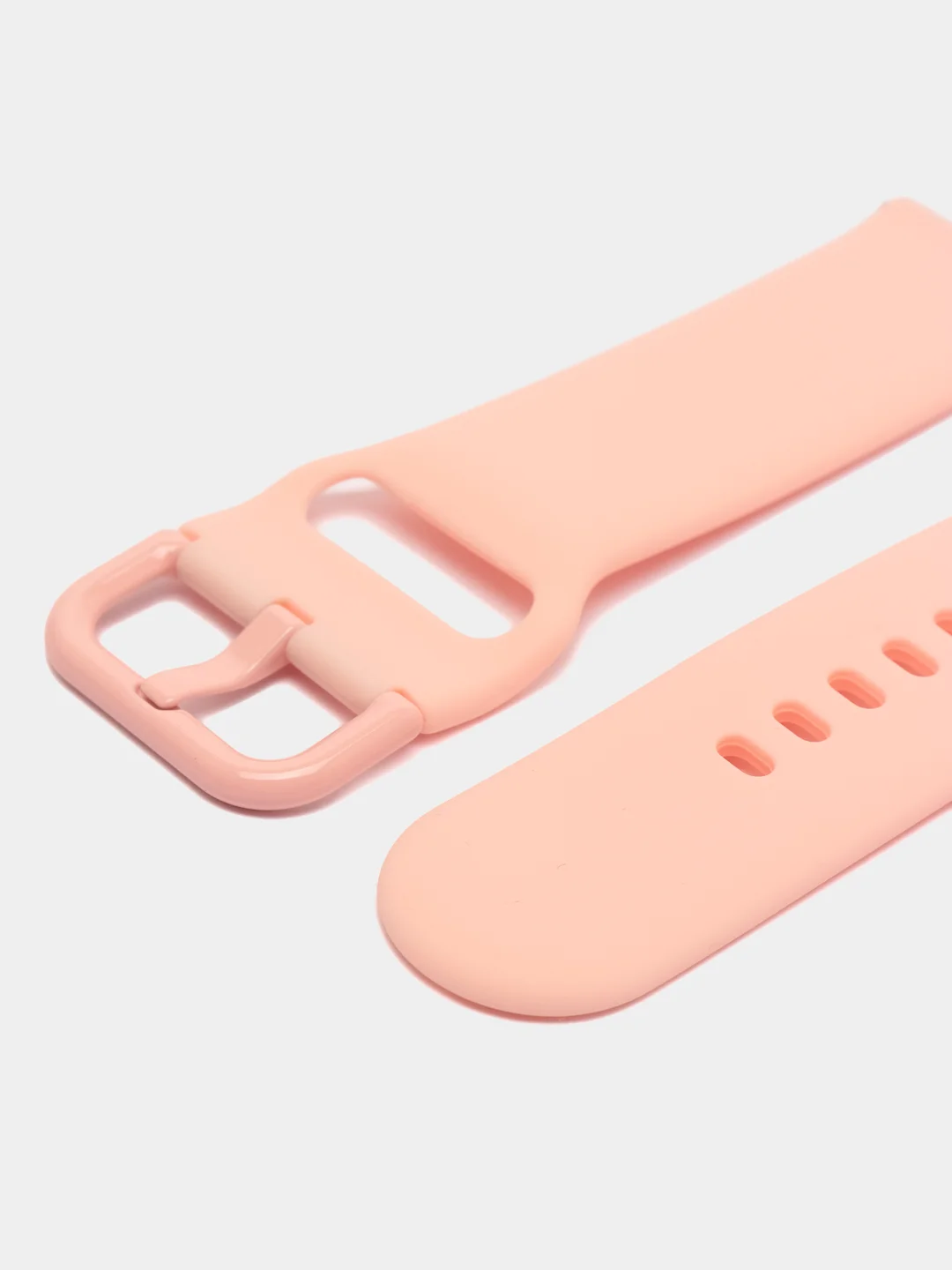 Пудровый силиконовый ремешок универсальный для Xiaomi Amazfit Bip / Samsung / Huawei, 20 мм