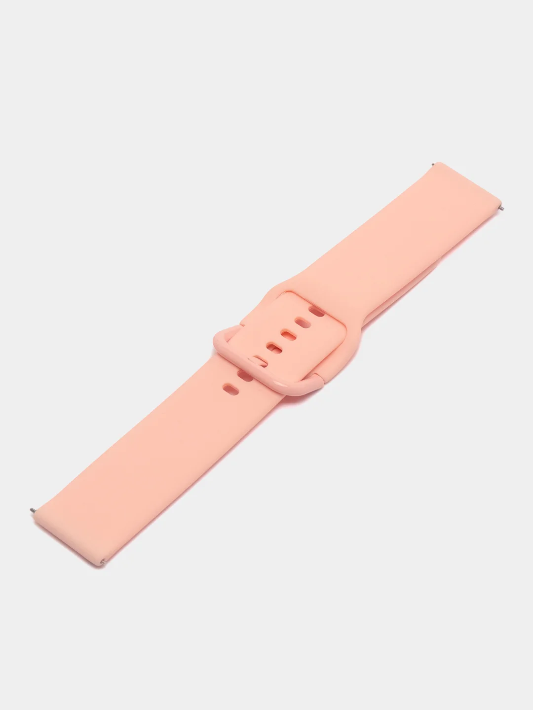 Пудровый силиконовый ремешок универсальный для Xiaomi Amazfit Bip / Samsung / Huawei, 20 мм