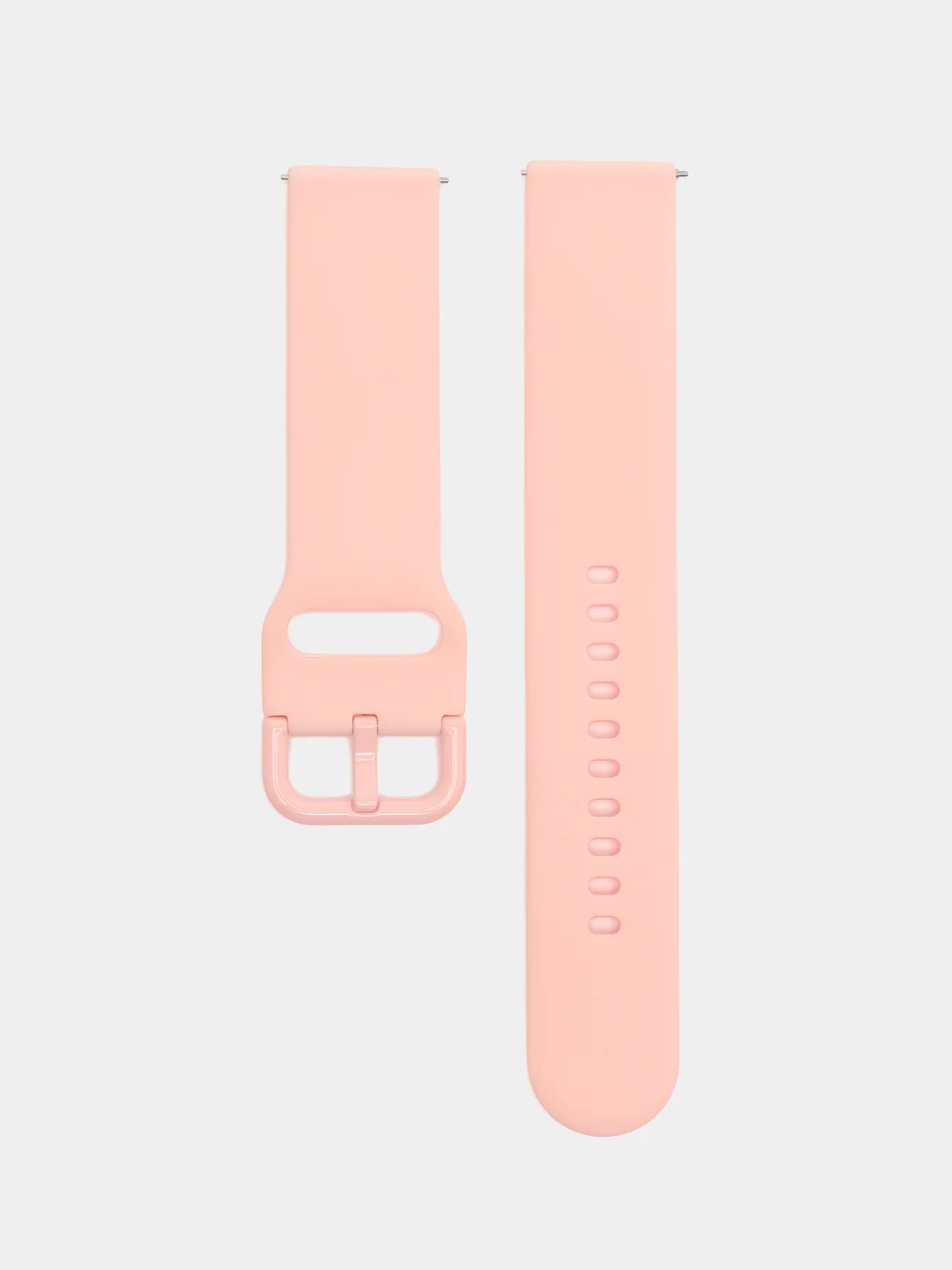 Пудровый силиконовый ремешок универсальный для Xiaomi Amazfit Bip / Samsung / Huawei, 20 мм