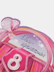 Фуксия открытка "С 8 марта!"