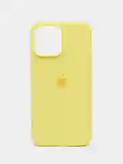 Желтый чехол iPhone, Айфон 11, 13, 14, 15, Про Макс, Pro Max, силиконовый Silicone Case