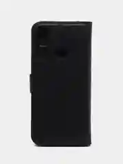 Черный чехол-книжка Huawei Y6p с магнитной застежкой и визитницей