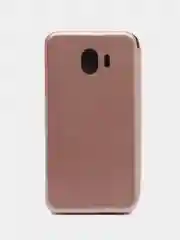 Розовый чехол книжка Samsung Galaxy J4 2018, Самсунг Галакси Джи4 2018